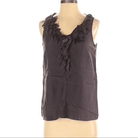 J.Crew Silk ruffles blouse - Picture 2 of 6